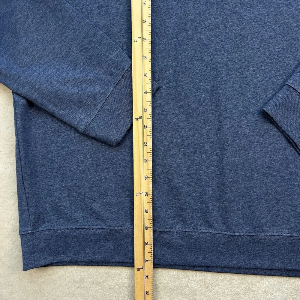 Johnnie-O Sully 1/4 Zip Pullover Sweater Men's XXL Double Knit Longsleeve Helios
